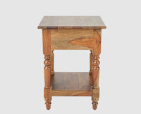 Belgium Solid Wood Side Table - Furniselan - Teak-Finish