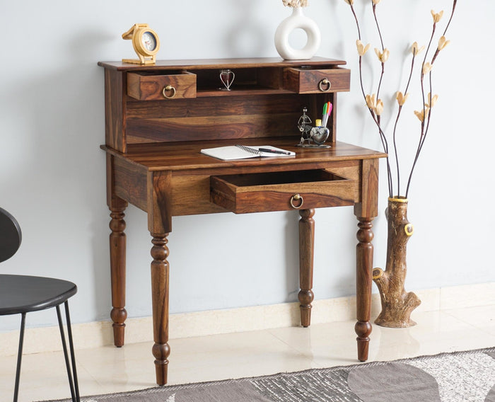 Belgium Solid Wood Study Table - Furniselan