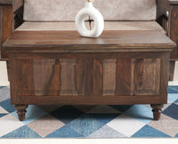 Belgium Solid Wood Trunk Box - Furniselan - Grey-Finish
