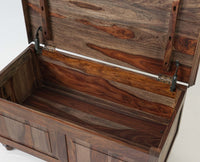 Belgium Solid Wood Trunk Box - Furniselan - Grey-Finish