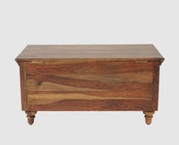 Belgium Solid Wood Trunk Box - Furniselan - Teak-Finish