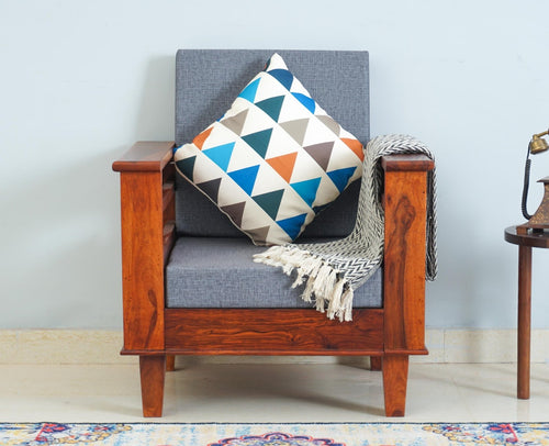 Bikaner Sheesham Wood 1 Seater Sofa