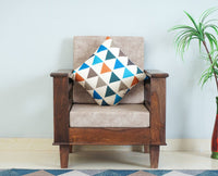 Bikaner Sheesham Wood 1 Seater Sofa - Furniselan - Grey-Finish