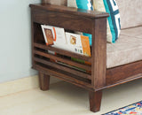 Bikaner Sheesham Wood 3 Seater Sofa - Three Seater Sofa - Furniselan - Grey-Finish
