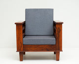 Bikaner Sheesham Wood 5 Seater Sofa With Coffee Table-3+1+1+Table - sofa - Furniselan - Maple-Finish