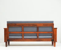 Bikaner Sheesham Wood 5 Seater Sofa With Coffee Table-3+1+1+Table - sofa - Furniselan - Maple-Finish