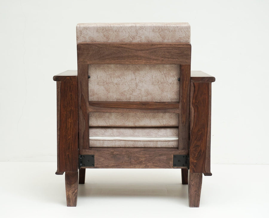 Bikaner Sheesham Wood 5 Seater Sofa With Coffee Table-3+1+1+Table - sofa - Furniselan - Grey-Finish