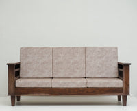 Bikaner Sheesham Wood 5 Seater Sofa With Coffee Table-3+1+1+Table - sofa - Furniselan - Grey-Finish