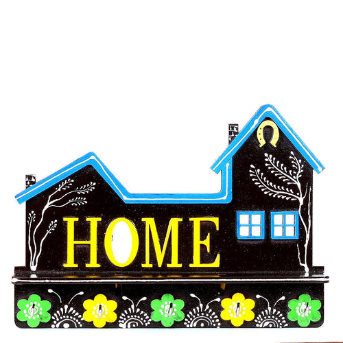 Black MDF Home Decorative Key Holder - Furniselan