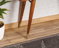 Boston Solid Wood Rattan Cane Console Table - Console Table - Furniselan Brown-Finish
