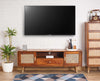 Boston Solid Wood Rattan Cane Tv Cabinet - Tv Cabinet - FurniselanFurniselan