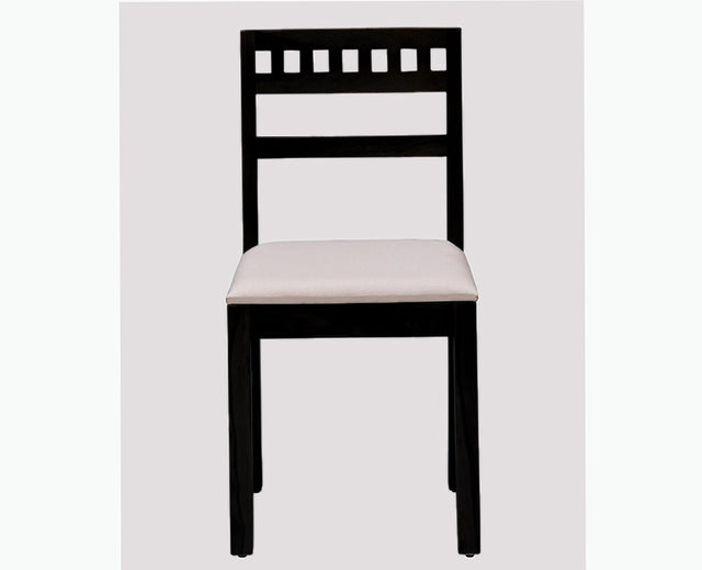 Brazos Sheesham Wood Study Dining Chair Set of Two -  Wooden Chairs - Furniselan - Walnut-Finish