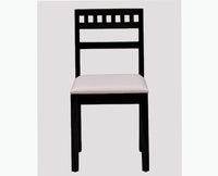 Brazos Sheesham Wood Study Dining Chair Set of Two -  Wooden Chairs - Furniselan - Walnut-Finish