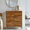 Bressels Solid Wood Chest of Drawer Storage Furniselan - Natural-Oak-Finish