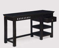 Cairo Solid Wood Writing Study Table, Study Laptop Desk with Drawer - Study Table - Furniselan - Walnut-Finish 
