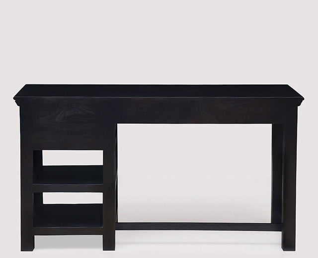 Cairo Solid Wood Writing Study Table, Study Laptop Desk with Drawer - Study Table - Furniselan - Walnut-Finish 