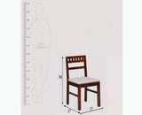 Cairo Solid Wood Writing Study Table, Study Laptop Desk with Drawer including Chair - Study Table - Furniselan - Maple-Finish