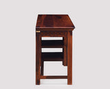 Cairo Solid Wood Writing Study Table, Study Laptop Desk with Drawer including Chair - Study Table - Furniselan - Maple-Finish