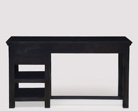 Cairo Solid Wood Writing Study Table, Study Laptop Desk with Drawer including Chair - Study Table - Furniselan - Walnut-Finish
