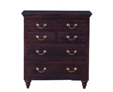 Calgary Solid Wood 6 Drawers Chest Of Drawer - Bedside Table - Furniselan - Rosewood-Fine-Finish
