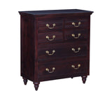 Calgary Solid Wood 6 Drawers Chest Of Drawer - Bedside Table - Furniselan - Rosewood-Fine-Finish