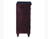 Calgary Solid Wood 6 Drawers Chest Of Drawer - Bedside Table - Furniselan - Rosewood-Fine-Finish