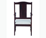 Calgary Solid Wood Arm Chair - Arm Chair - Furniselan - Rosewood-Fine-Finish