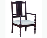 Calgary Solid Wood Arm Chair - Arm Chair - Furniselan - Rosewood-Fine-Finish