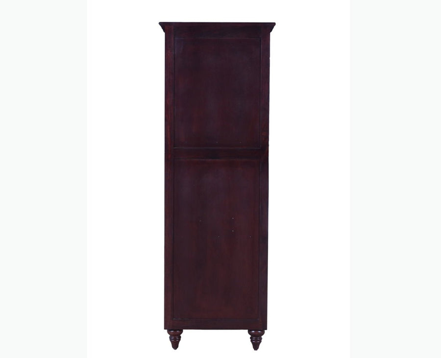 Calgary Solid Wood Bar Cabinet - Bar Cabinet - Furniselan - Rosewood-Fine-Finish