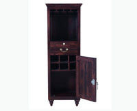 Calgary Solid Wood Bar Cabinet - Bar Cabinet - Furniselan - Rosewood-Fine-Finish