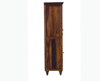 Calgary Solid Wood Bar Cabinet - Bar Cabinet - Furniselan - Kapasi-Brown-Finish