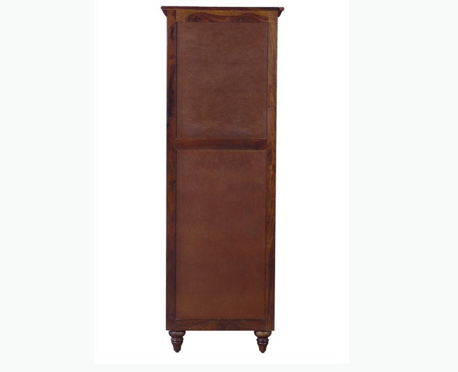 Calgary Solid Wood Bar Cabinet - Bar Cabinet - Furniselan - Kapasi-Brown-Finish