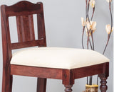 Calgary Solid Wood Bar Chair - Bar Chairs - Furniselan - Rosewood-Fine-Finish