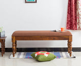 Calgary Solid Wood Bench - Bench - Furniselan - Kapasi-Brown-Finish
