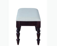 Calgary Solid Wood Bench - Bench - Furniselan - Rosewood-Fine-Finish