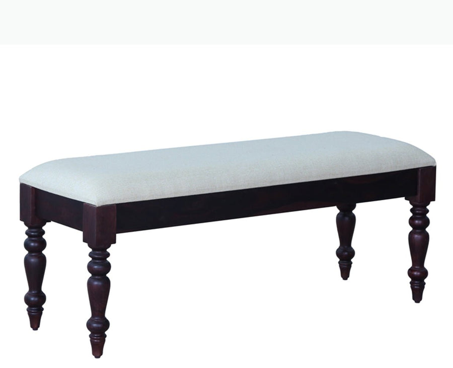 Calgary Solid Wood Bench - Bench - Furniselan - Rosewood-Fine-Finish