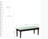Calgary Solid Wood Bench - Bench - Furniselan - Rosewood-Fine-Finish