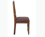 Calgary Solid Wood Dining Chair Set - Dining Chair - Furniselan - Kapasi-Brown-Finish