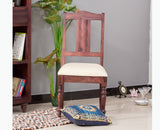 Calgary Solid Wood Dining Chair Set - Dining Chair - Furniselan - Rosewood-Fine-Finish