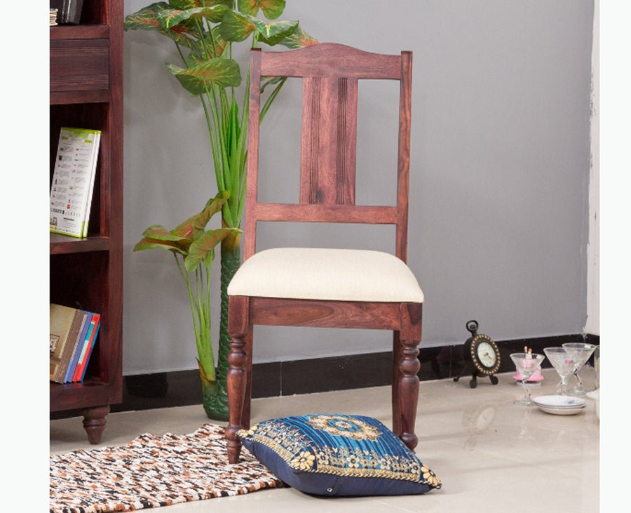 Calgary Solid Wood Dining Chair Set - Dining Chair - Furniselan - Rosewood-Fine-Finish