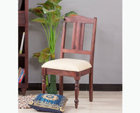 Calgary Solid Wood Dining Chair Set - Dining Chair - Furniselan - Rosewood-Fine-Finish