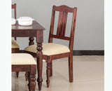 Calgary Solid Wood Dining Chair Set - Dining Chair - Furniselan - Rosewood-Fine-Finish