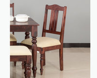 Calgary Solid Wood Dining Chair Set - Dining Chair - Furniselan - Rosewood-Fine-Finish