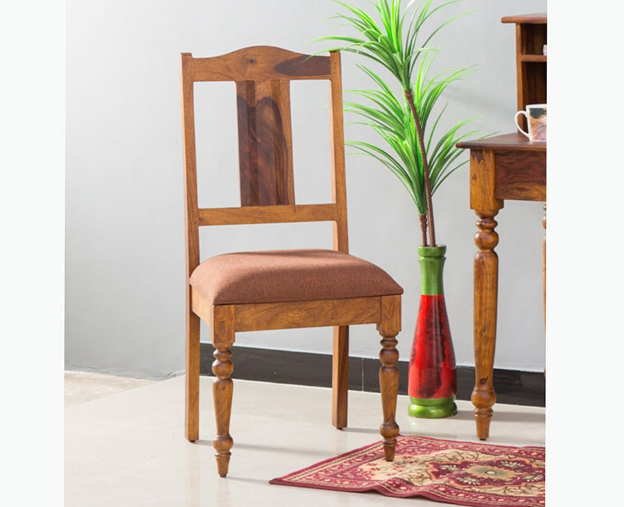 Calgary Solid Wood Dining Chair Set - Dining Chair - Furniselan - Kapasi-Brown-Finish