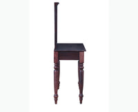 Calgary Solid Wood Dressing Table With Wall Hanging Mirror - Dressers & Mirrors - Furniselan - Rosewood-Fine-Finish 