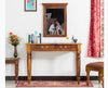 Calgary Solid Wood Dressing Table With Wall Hanging Mirror - Dressers & Mirrors - FurniselanFurniselan