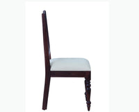 Calgary Solid Wood Four Seater Dining Set - Dining Set - Furniselan - Rosewood-Fine-Finish
