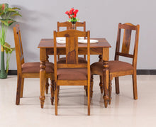 Calgary Solid Wood Four Seater Dining Set