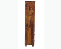 Calgary Solid Wood kitchen Crockery cabinet - Crockery Cabinet - Furniselan - Kapasi-Brown-Finish