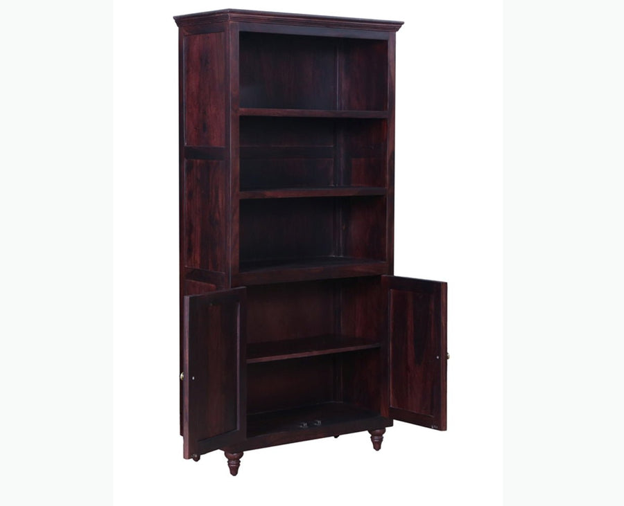 Calgary Solid Wood kitchen Crockery cabinet - Crockery Cabinet - Furniselan - Rosewood-Fine-Finish